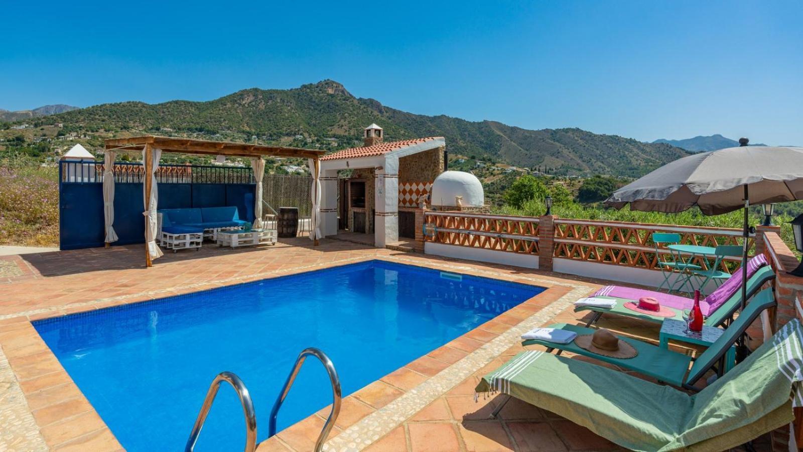 Villa Cortijo El Mirador Frigiliana By Ruralidays Exterior foto